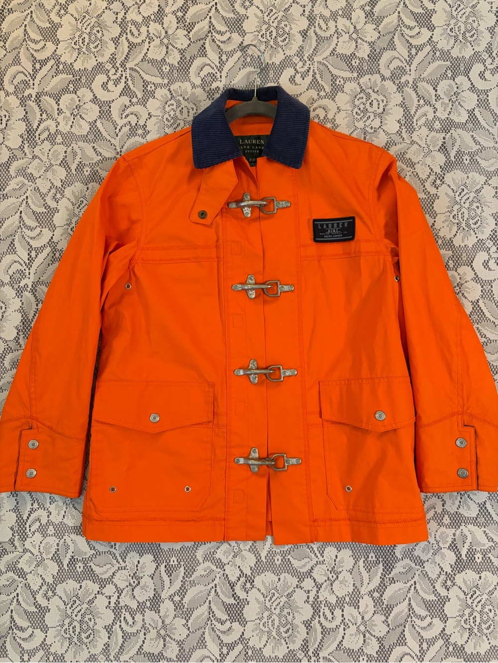 Ralph Lauren Vintage 90’s Marine Supply Buckle Fireman Jacket Women’s PP